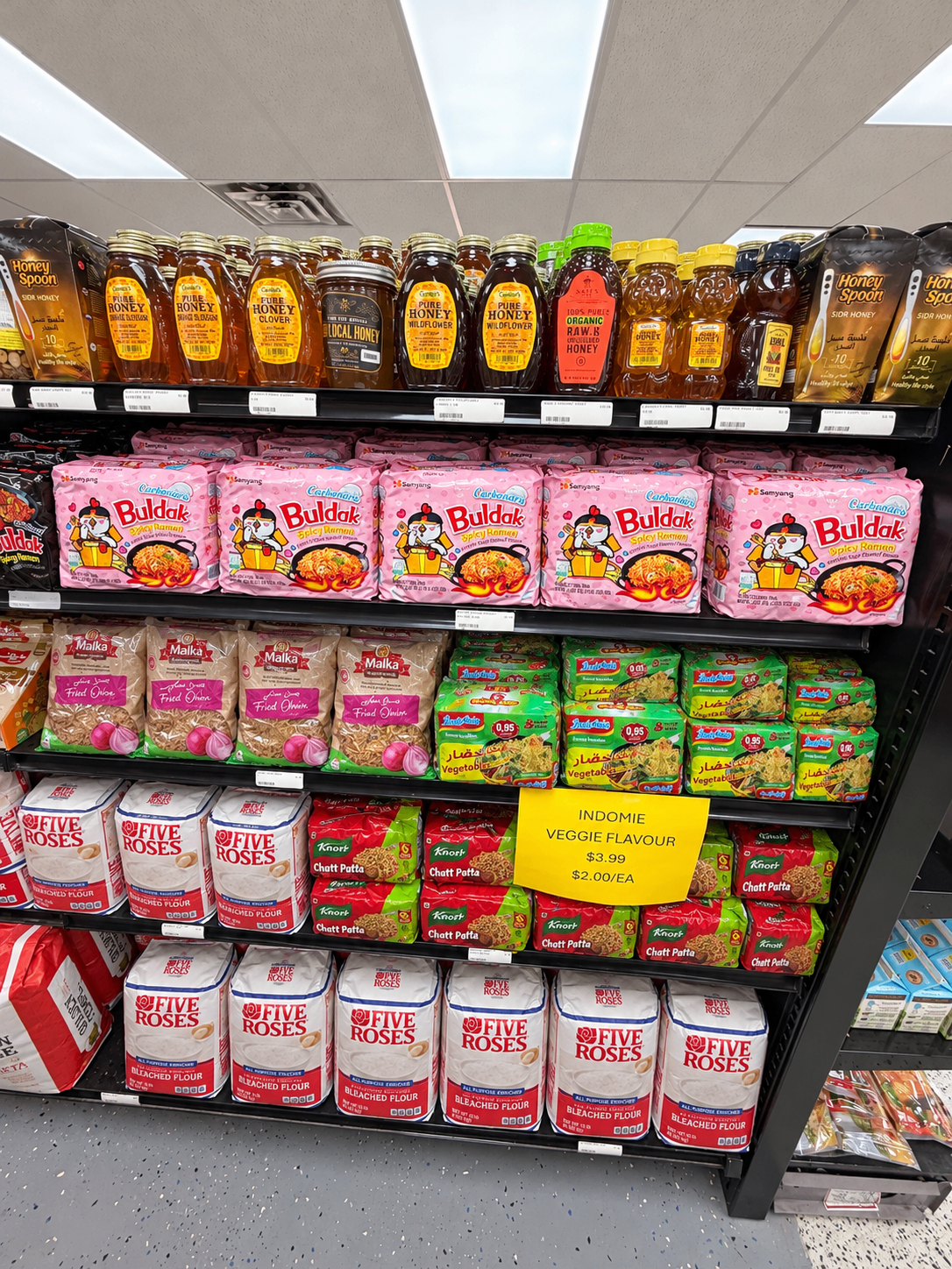 International pantry aisle